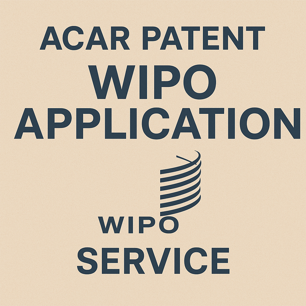 WIPO Application 1 WIPO Application Service